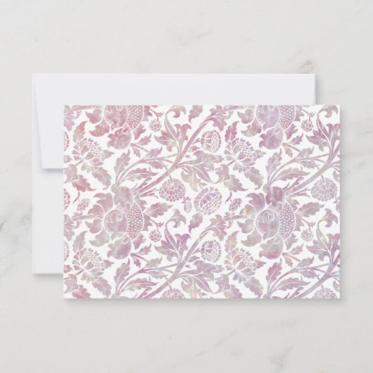 ヴィンテージ管理フローラ応答カード 出欠カード (裏面)