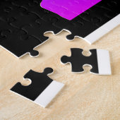 ヴィンテージ簡単アームチェアシェブロンドットパズル ジグソーパズル (側面)