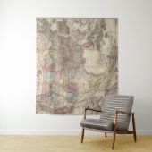 ヴィンテージ米国の地図 タペストリー (インサイチュ)