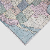 ヴィンテージ米国の地図 薄葉紙 (詳細)