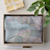 ヴィンテージ米国の地図 薄葉紙 (ギフト)