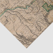 ヴィンテージ米国の地図（1823年） 薄葉紙 (詳細)