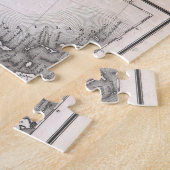 ヴィンテージ米国の地図（1857年） ジグソーパズル (側面)