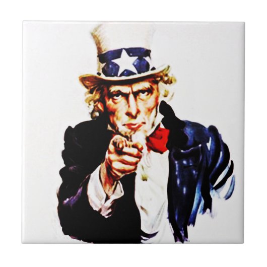 ヴィンテージ米国の米国政府指しますタイルをほしいと思います タイル (正面)