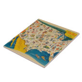 ヴィンテージ米国の食糧地図 タイル (側面)