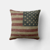 ヴィンテージ米国は印を付けます クッション (裏面)