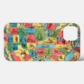 ヴィンテージ米国は地図を愛称で呼びます Case-Mate iPhoneケース (裏面 (横))
