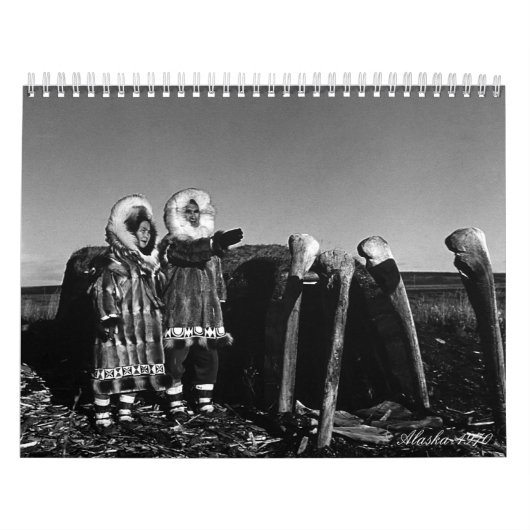ヴィンテージ米国アラスカ1970年 カレンダー (カバー)