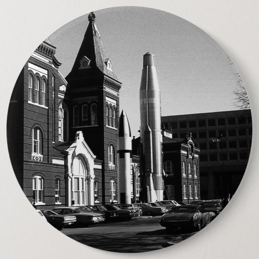 ヴィンテージ米国ワシントン国立航空宇宙博物館 缶バッジ (正面)