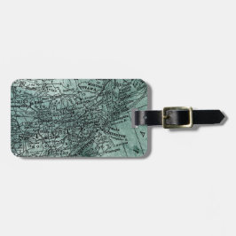 ヴィンテージ米国中西部及び北東米国の地図旅行 ラゲッジタグ