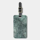 ヴィンテージ米国中西部及び北東米国の地図旅行 ラゲッジタグ (正面縦)