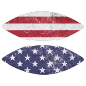 ヴィンテージ米国国旗の愛国的なアメリカ赤白青 アメリカンフットボール (パネル)