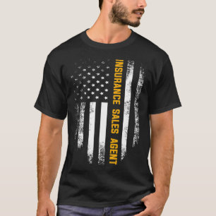 ヴィンテージ米国国旗保険販売代理店G Tシャツ