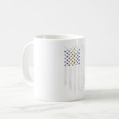 ヴィンテージ米国国旗最高のボーリングD コーヒーマグカップ (正面左)