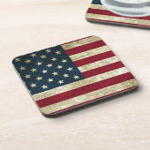ヴィンテージ米国国旗 コースター (左側)
