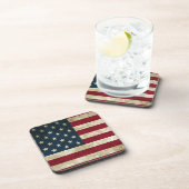 ヴィンテージ米国国旗 コースター (右側)