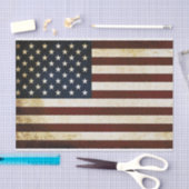 ヴィンテージ米国国旗 薄葉紙 (クラフト)