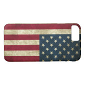 ヴィンテージ米国国旗 Case-Mate iPhoneケース (裏面(横))