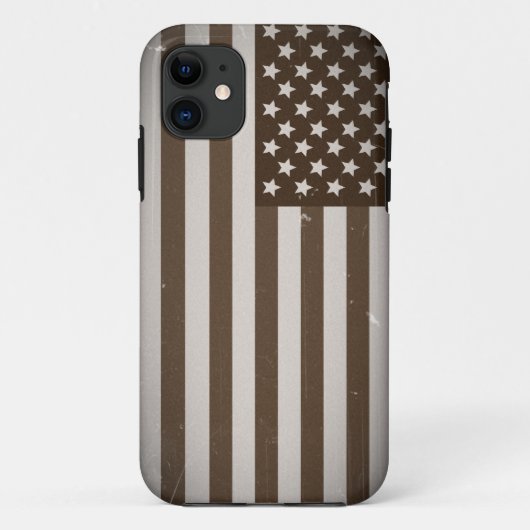 ヴィンテージ米国国旗 Case-Mate iPhoneケース (裏面)
