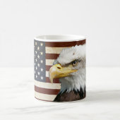 ヴィンテージ米国国旗American Eagle 7月4日 コーヒーマグカップ (中央)
