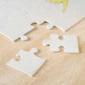 ヴィンテージ米国州フラワーマップ(1911) ジグソーパズル (側面)