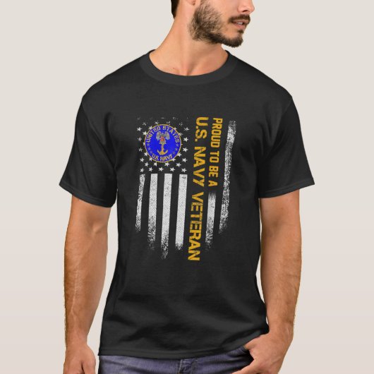 ヴィンテージ米国旗アメリカ空軍ベトナム退役軍人レティ Tシャツ (正面)