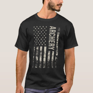 ヴィンテージ米国旗アーチェリー Tシャツ