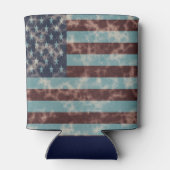 ヴィンテージ米国旗クール 缶クーラー (裏面)