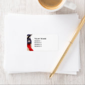 ヴィンテージ米国旗縁ど ラベル (インサイチュ)