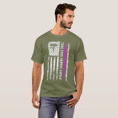 ヴィンテージ米国旗誇りを持った透析ナース Tシャツ (正面フル)