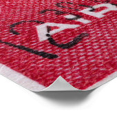 ヴィンテージ米国航空便の旅行ポスター ポスター (角)