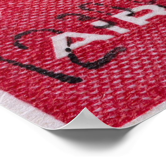 ヴィンテージ米国航空便の旅行ポスター ポスター (角)