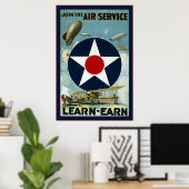 ヴィンテージ米空軍～ヴィンテージ大戦1 ポスター (ホームオフィス)