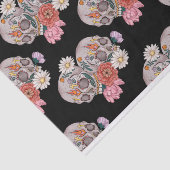 ヴィンテージ糖スカルフローラパーティーギフトティッシュペーパー 薄葉紙 (詳細)