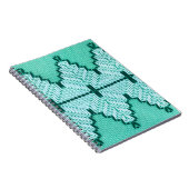 ヴィンテージ糸のグラフ付き縫合技術 ノートブック (右側)