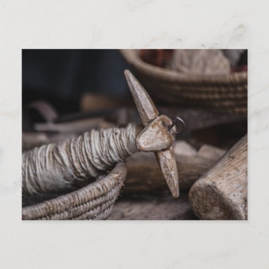 ヴィンテージ糸軸 ポストカード (正面)