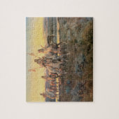 ヴィンテージ系アメリカ人、ピエガンスby CM Russell ジグソーパズル (縦)