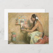 ヴィンテージ系アメリカ人、ホピ・カチナby Couse (正面/裏面)