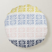 ヴィンテージ系シームレス  ラウンドクッション (裏面)