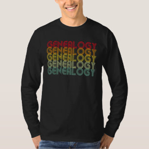 ヴィンテージ系譜家系図学祖先ルーツファミリー Tシャツ