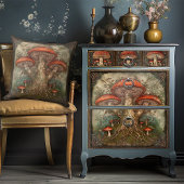 ヴィンテージ紅斑茸自然フェスティバル クッション