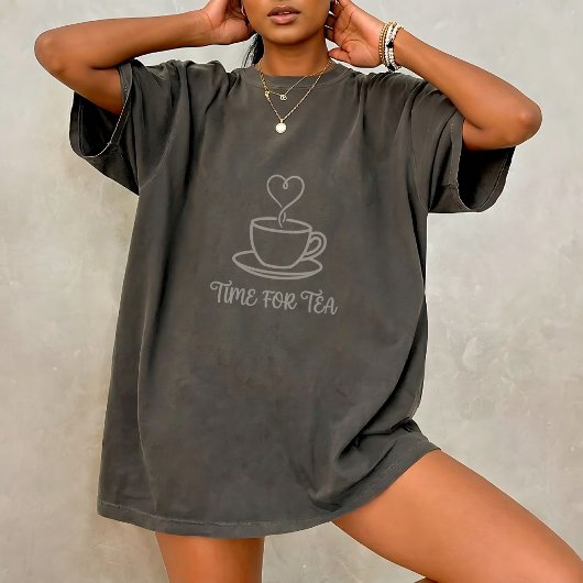 ヴィンテージ紅茶愛好家ユニセックスTシャツ Tシャツ