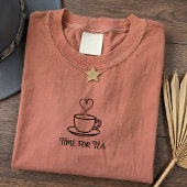 ヴィンテージ紅茶愛好家ユニセックスTシャツ Tシャツ