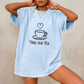 ヴィンテージ紅茶愛好家ユニセックスTシャツ Tシャツ