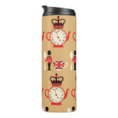 ヴィンテージ紅茶:シームレスなパターン。 タンブラー (回転右)