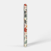 ヴィンテージ紅葉とどんぐりのパターン SAMSUNG GALAXYケース (右側面)