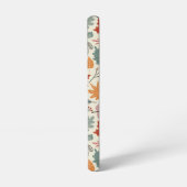 ヴィンテージ紅葉とどんぐりのパターン SAMSUNG GALAXYケース (左側面)