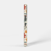 ヴィンテージ紅葉とどんぐりのパターン SAMSUNG GALAXYケース (右側面)