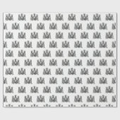 ヴィンテージ紋章紋章の紋章 ラッピングペーパー (フラット)