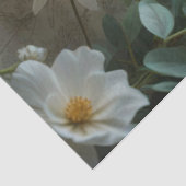 ヴィンテージ紙と春の花 薄葉紙 (詳細)